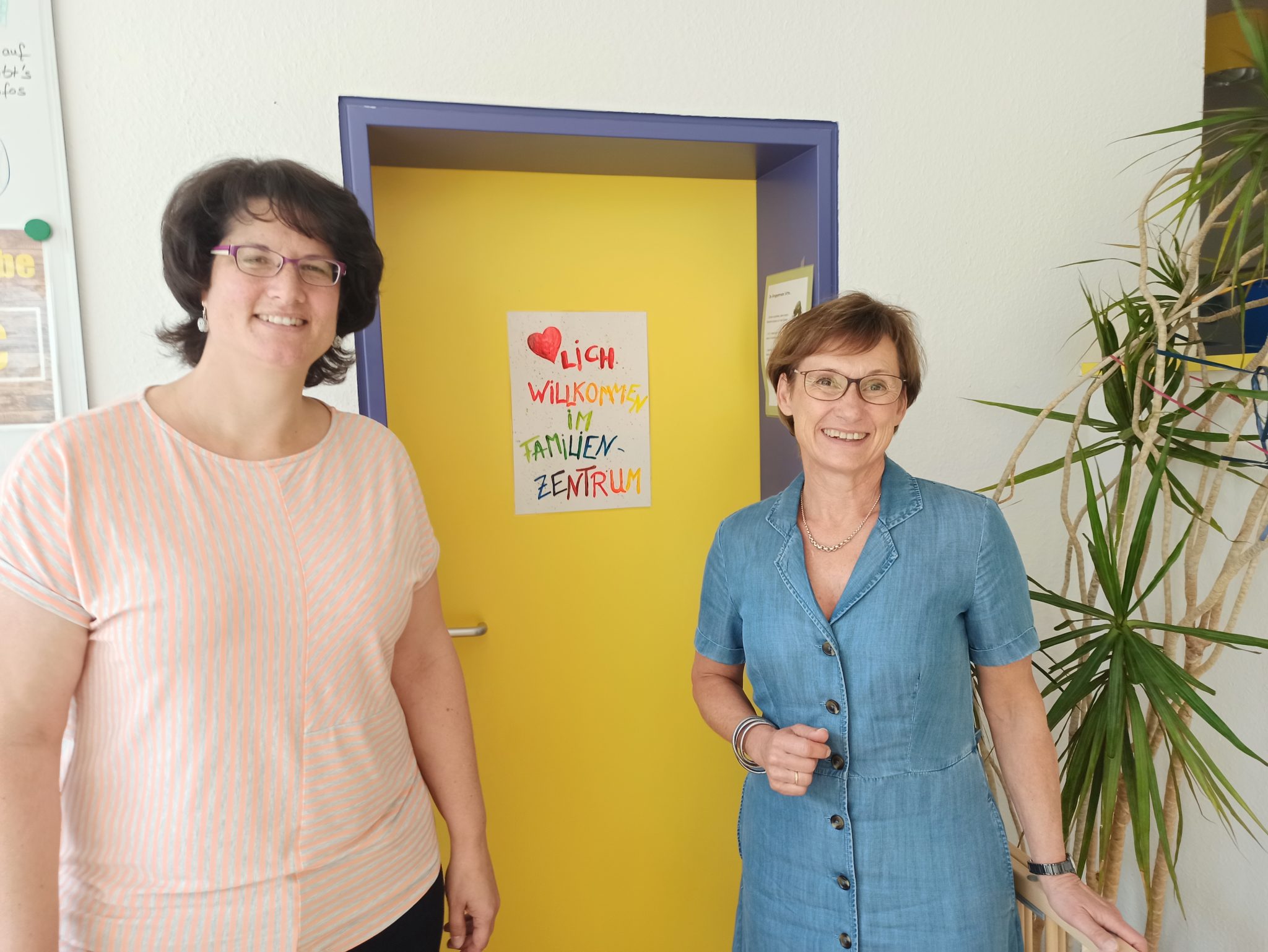 Treffpunkt und Anlaufstelle für Eltern und Kinder: Besuch im